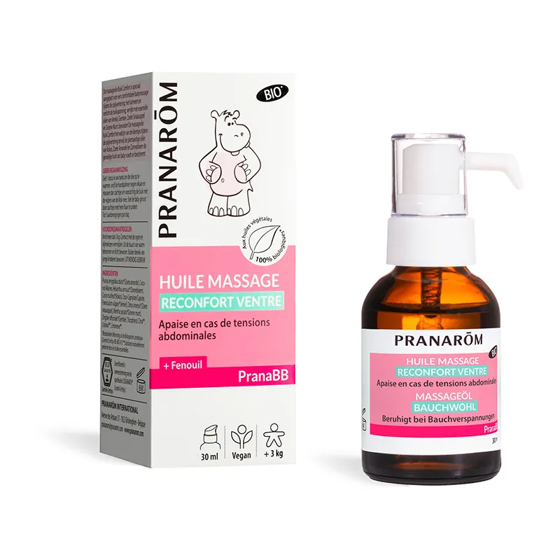 Huile de massage Réconfort Ventre BIO - 30ml-0