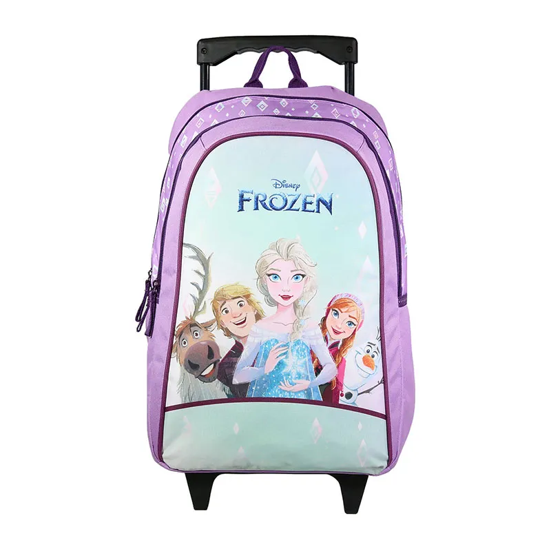Sac à dos à roulettes La Reine des Neiges Violet - 32x45cm-0