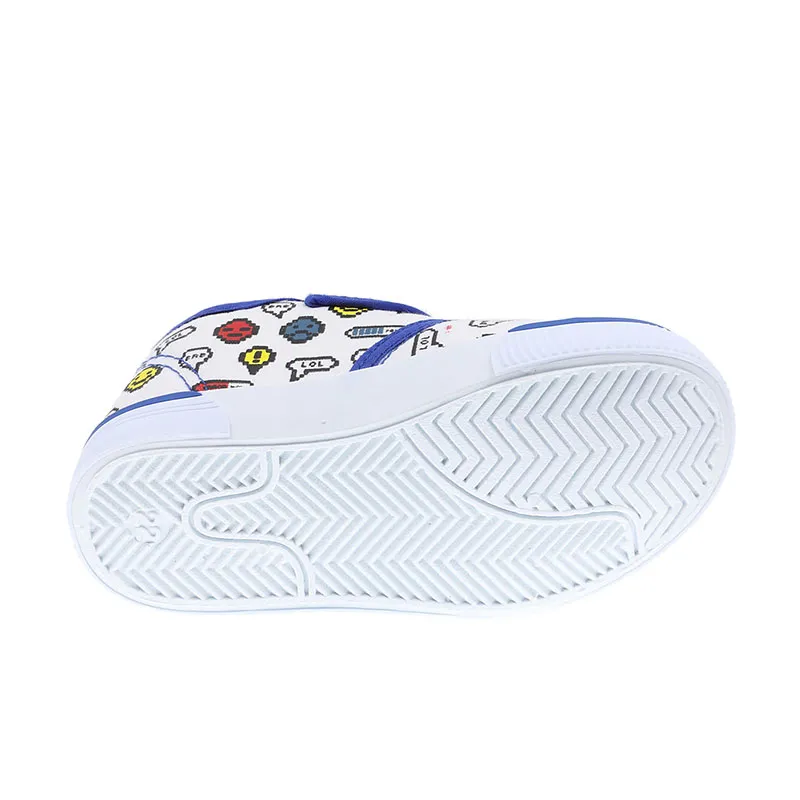 Baskets à scratch Emoji - Bleu/Blanc-1