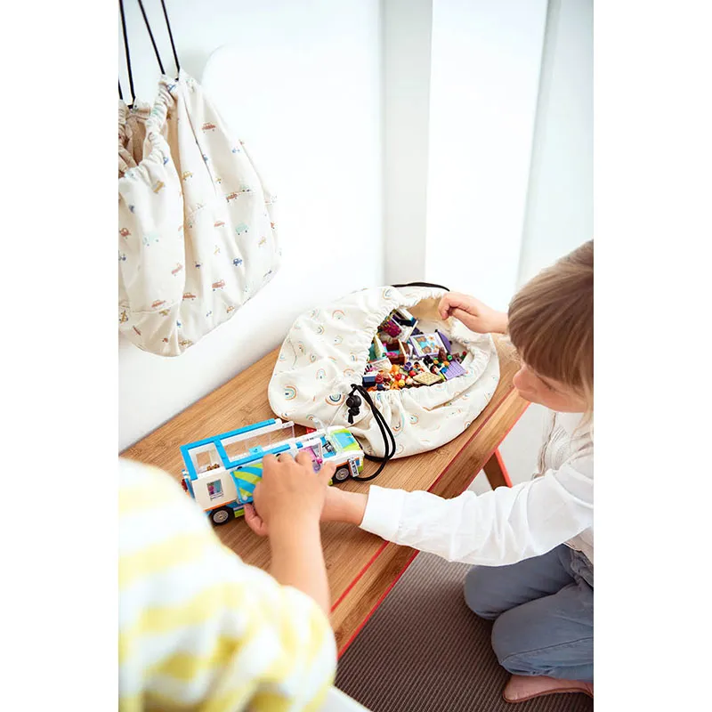 Mini Sac à jouets Voitures - ø40cm-5