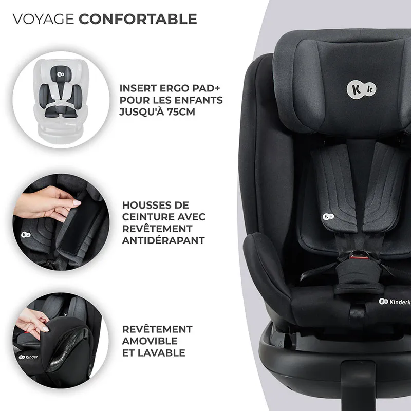 Siège-auto XRIDER i-Size/Isofix 40-125cm - Noir-8