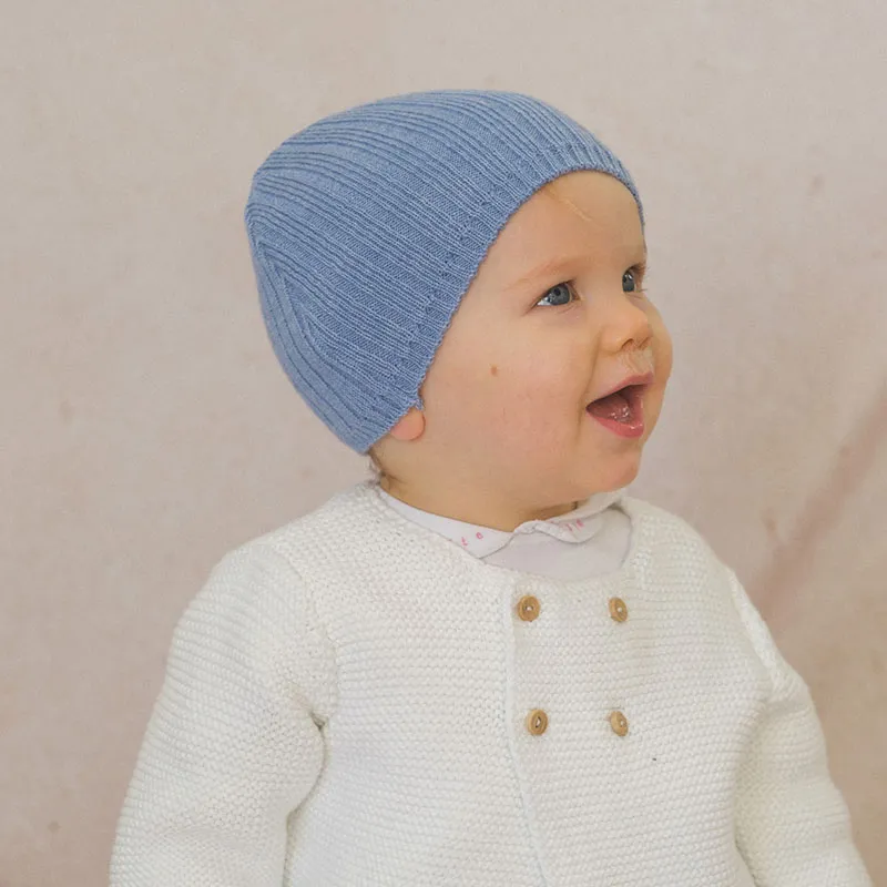 Bonnet Rétro - Bleu clair-0