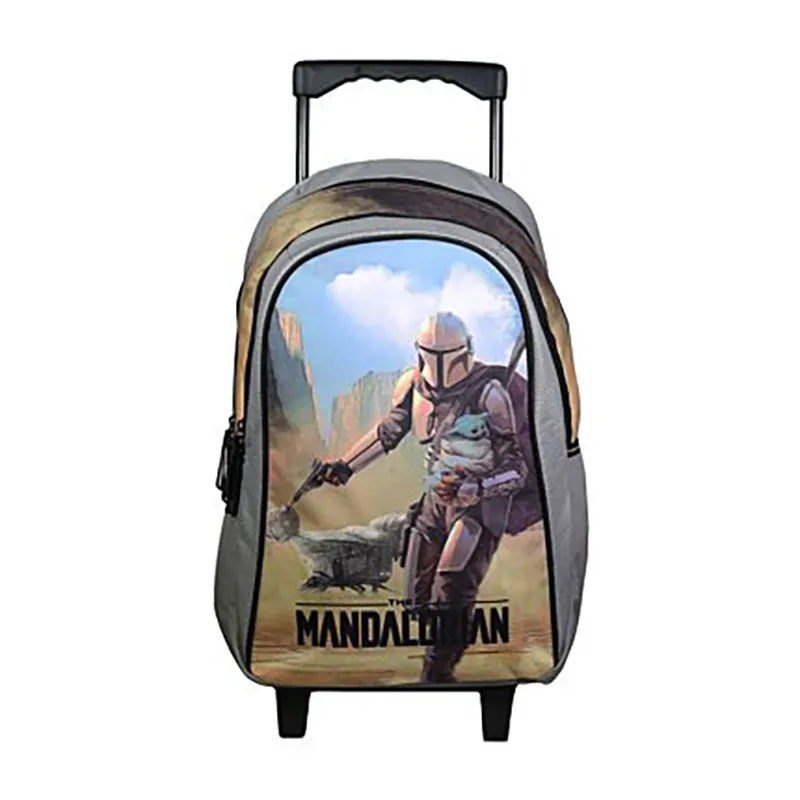 Sac à dos à roulettes Star Wars The Mandalorian Multicolore - 32x45cm-0