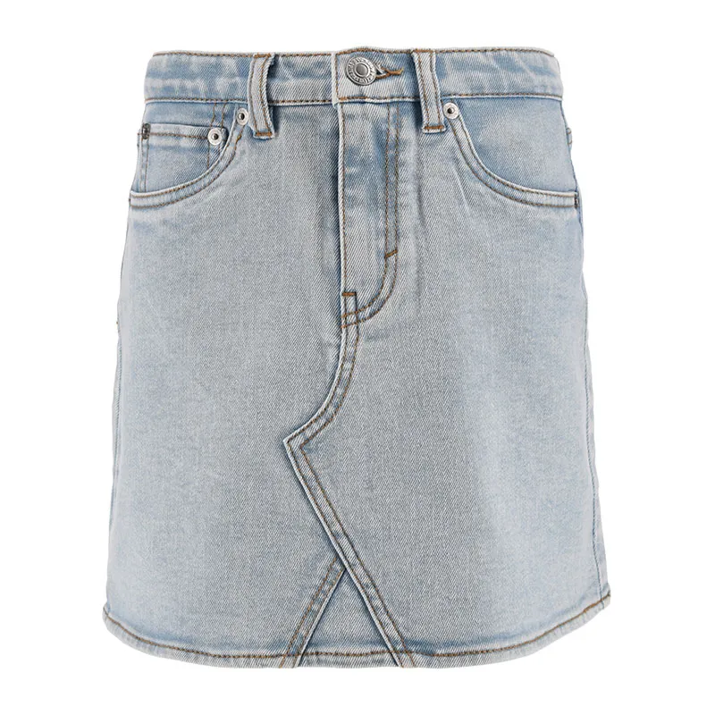 Jupe taille haute Denim Skirt Junior - Down and out-1