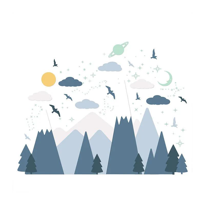 Stickers Phospho. - Montagnes bleues-4