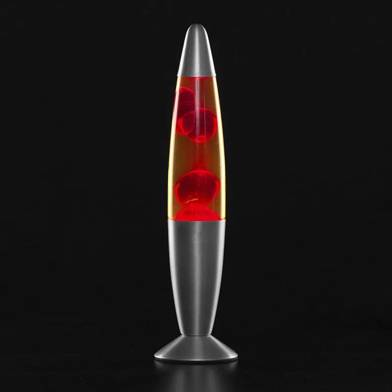 Lampe de lave magma Rouge - 8,5x34cm-0