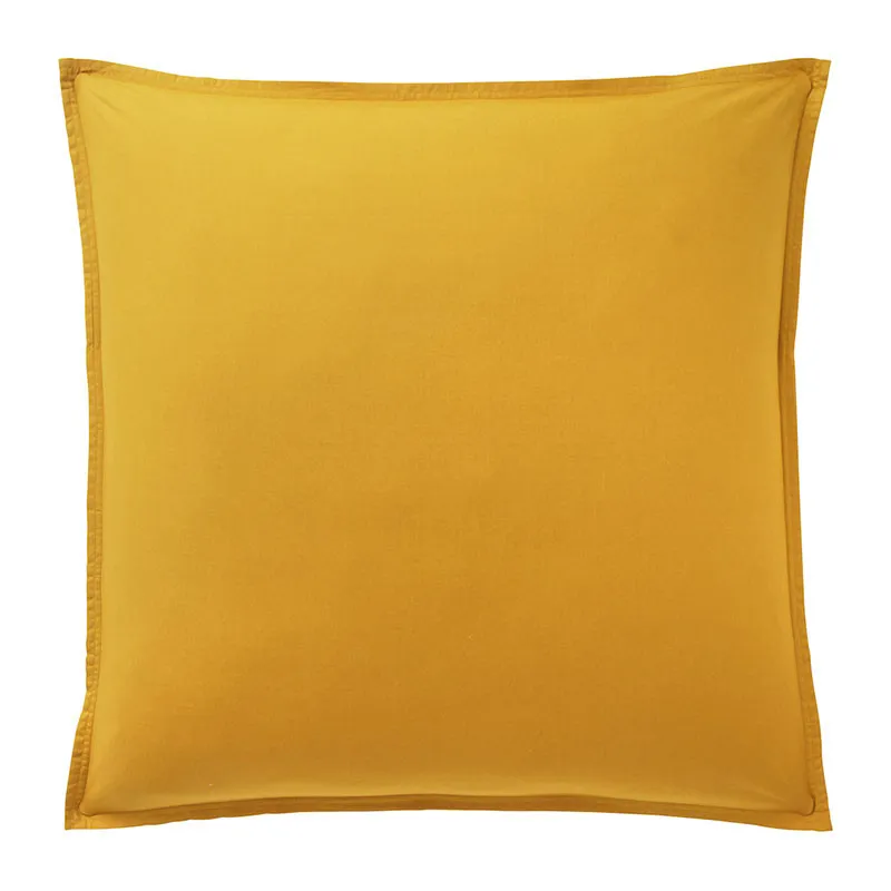 Taie d'oreiller Percale de coton lavé - 65x65cm-0