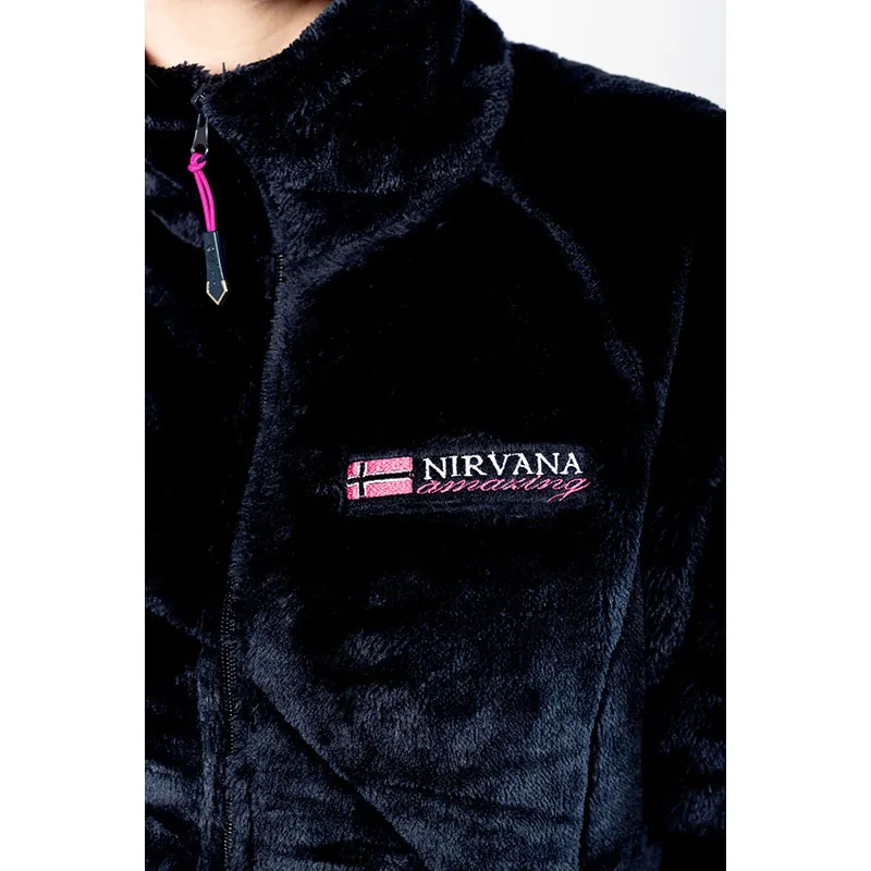 Veste polaire col montant Sia Femme - Marine-4