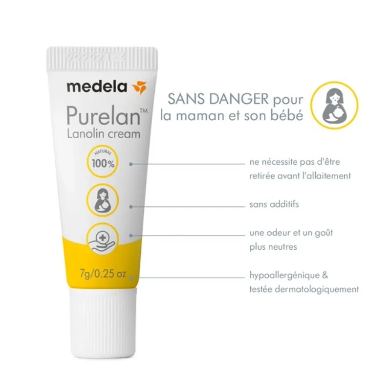 Crème d'allaitement à la lanoline Purelan - 7g-2