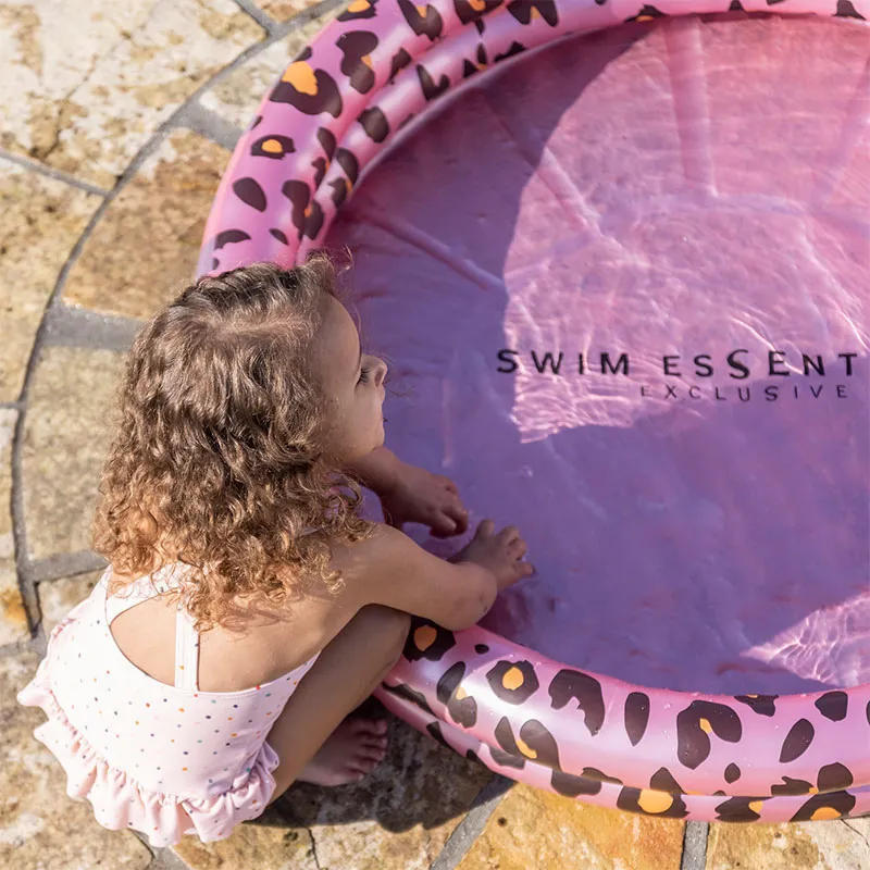 Piscine gonflable Bébé Léopard Rose Gold Ø100cm - 1+-3