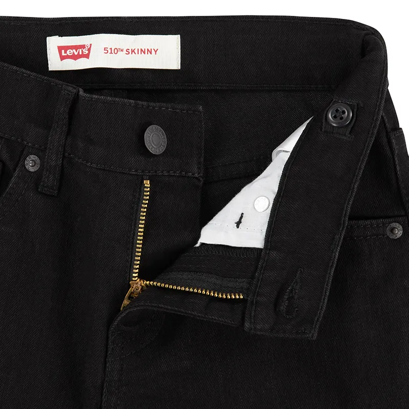 Jean Junior Skinny 510 - Black Stretch-2