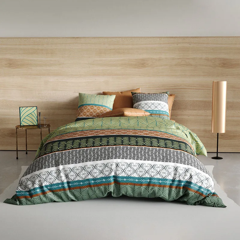 Parure 3pcs Coton Echo vert-0