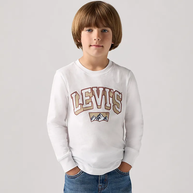 T-shirt ML Enfant Academic adventurer - Bright White-1