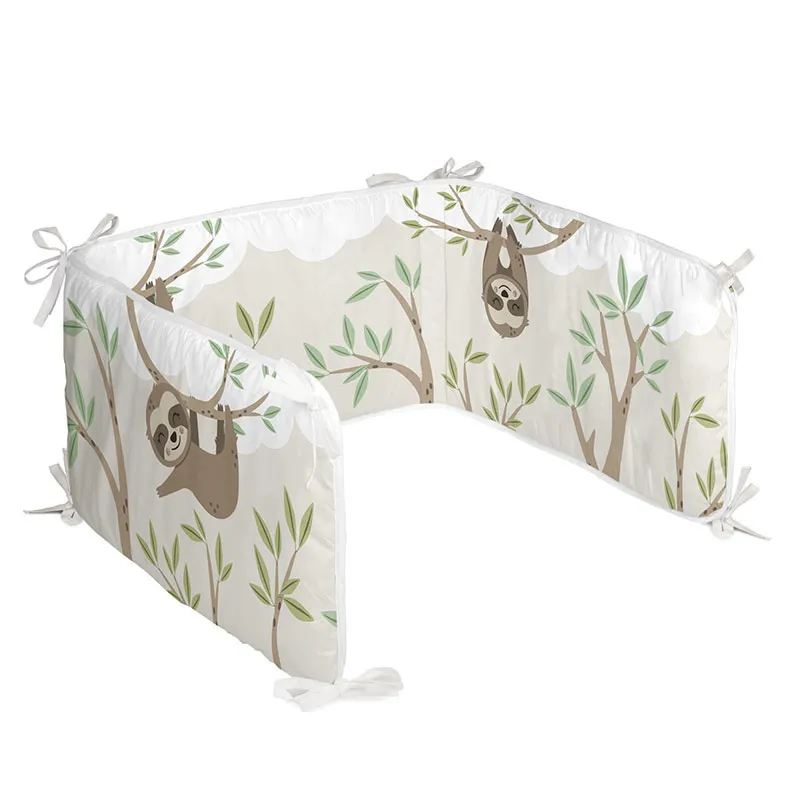 Tour de lit Happy Paresseux - 210x40cm-0