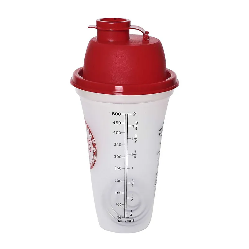 Shaker Pâte à crêpe Rouge/Transparent - 20cm-2