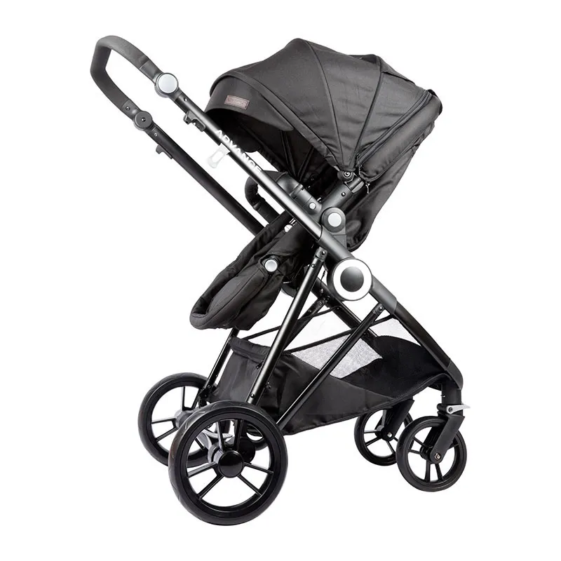 Poussette 4en1 - Coque  I-Size + Base I-Leo Noir - 0m+-3