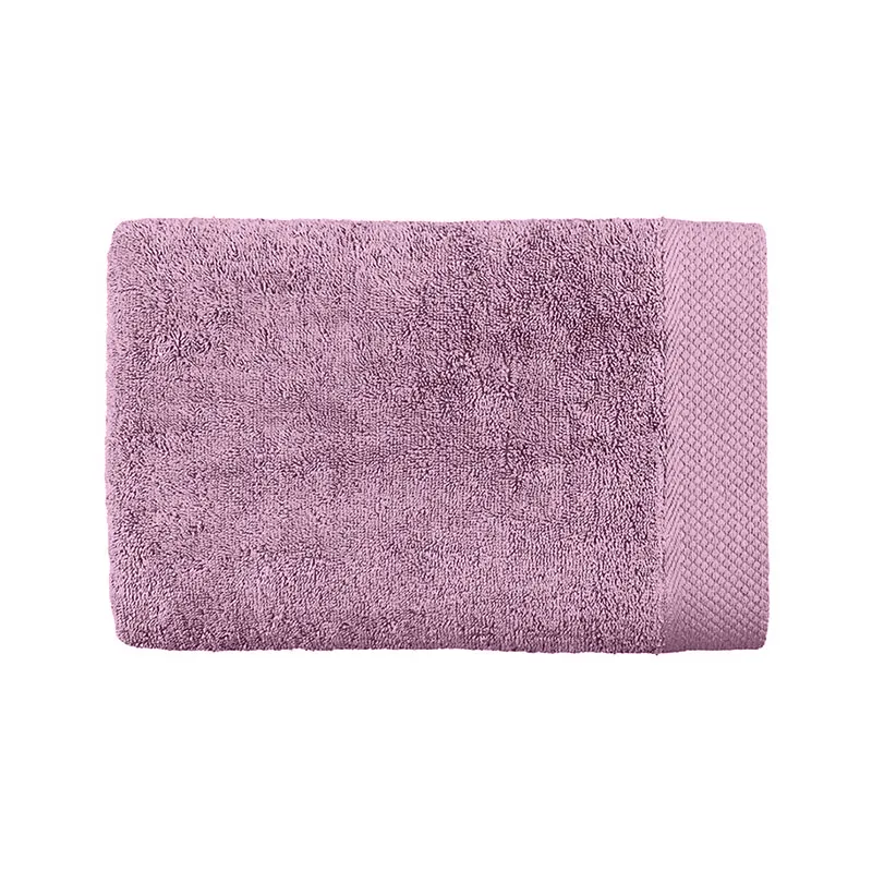 Drap de douche Coton Prune - 70x140cm-0