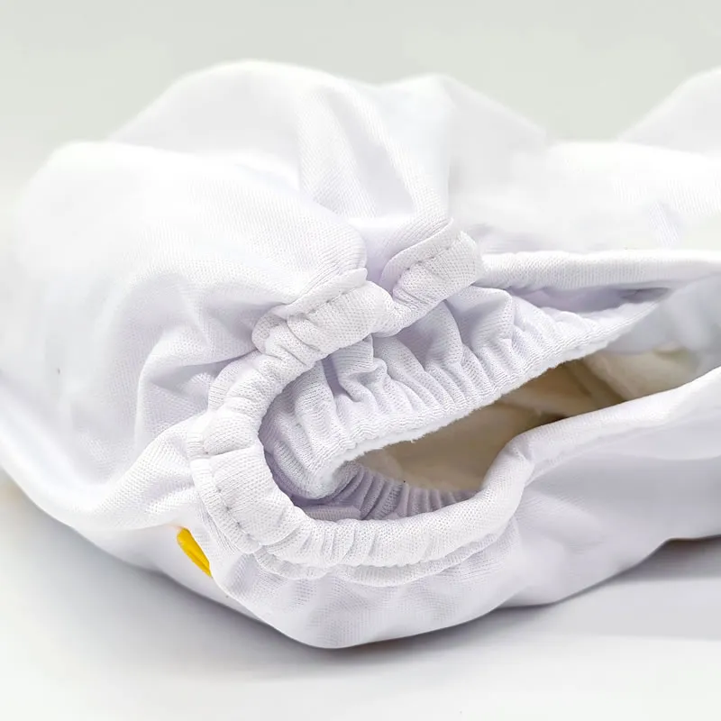 Pack 46pcs Couche évolutive absorption forte Bambou Blanc Aléat. - 3-17kg-4