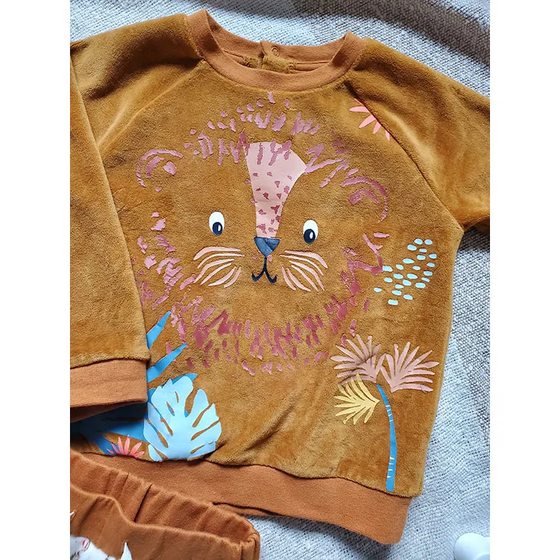 Pyjama ML Mirow - Marron/Blanc-12