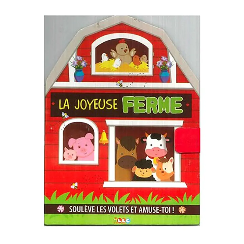 Livre à volets + Pop-up Ferme - 3+-1