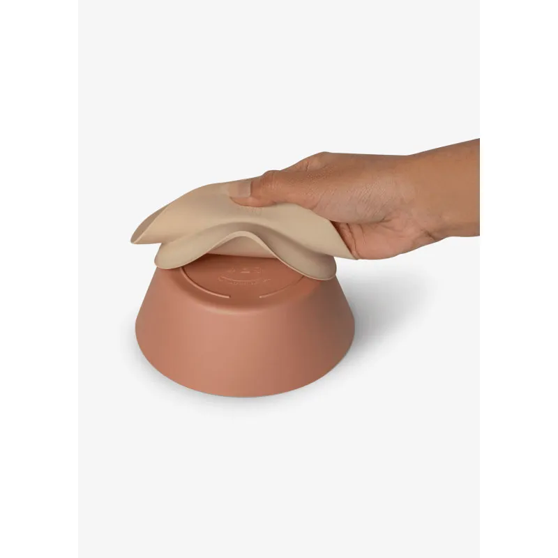 Ventouse en silicone pour bol - Beige-4