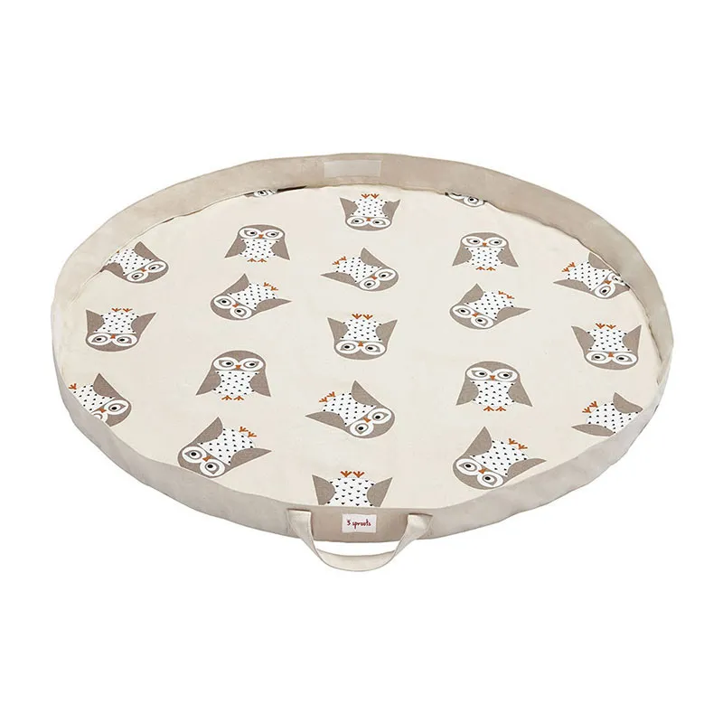 Tapis de jeu repliable Chouette - 112cm-1