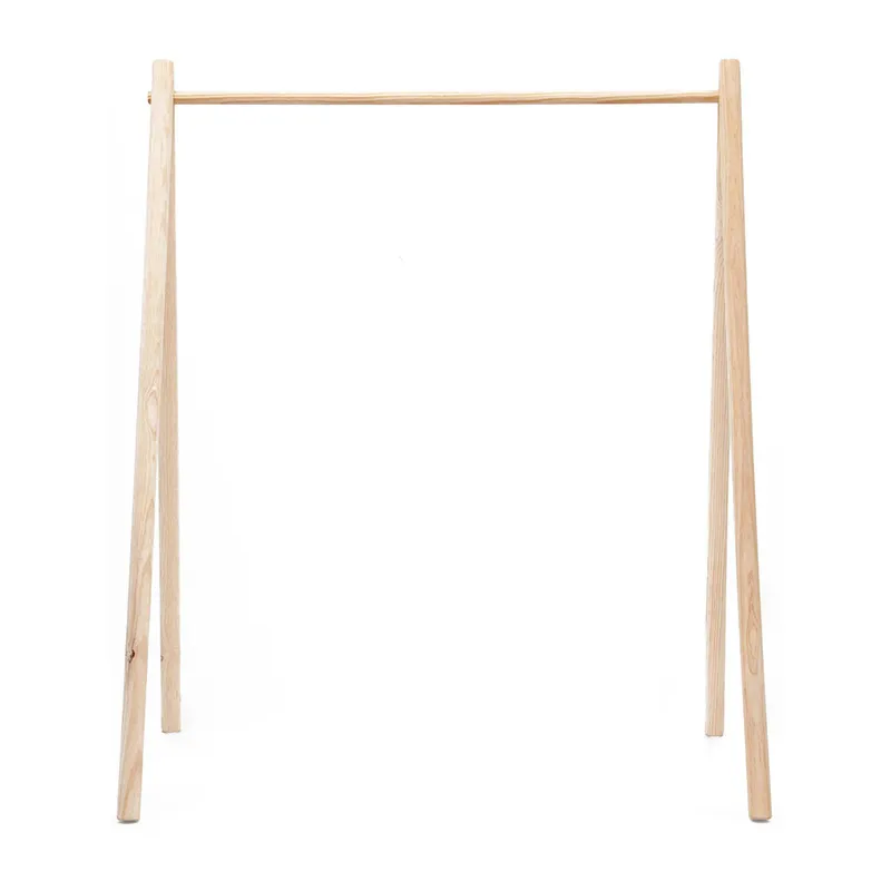 Portant minimaliste Naturel - 110x90x57cm-2