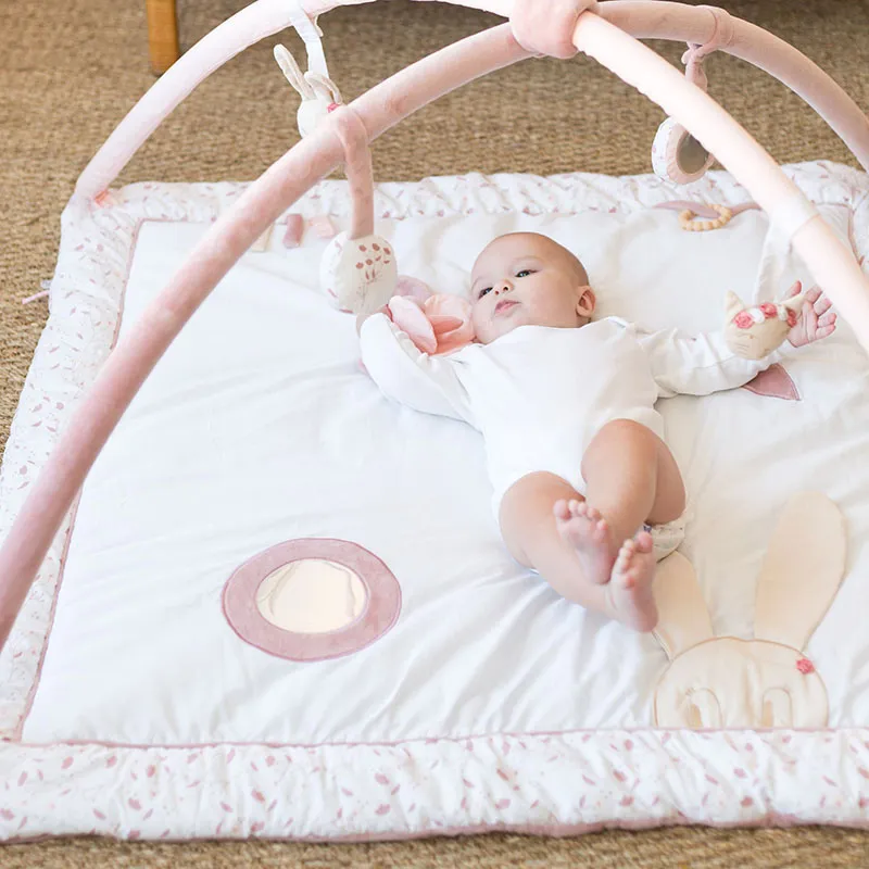 Tapis d'éveil Rose & Lili - 100x100cm-0