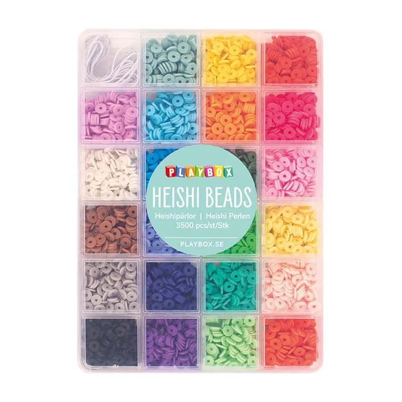 Méga box de perles Heishi 3500pcs - 5+-0