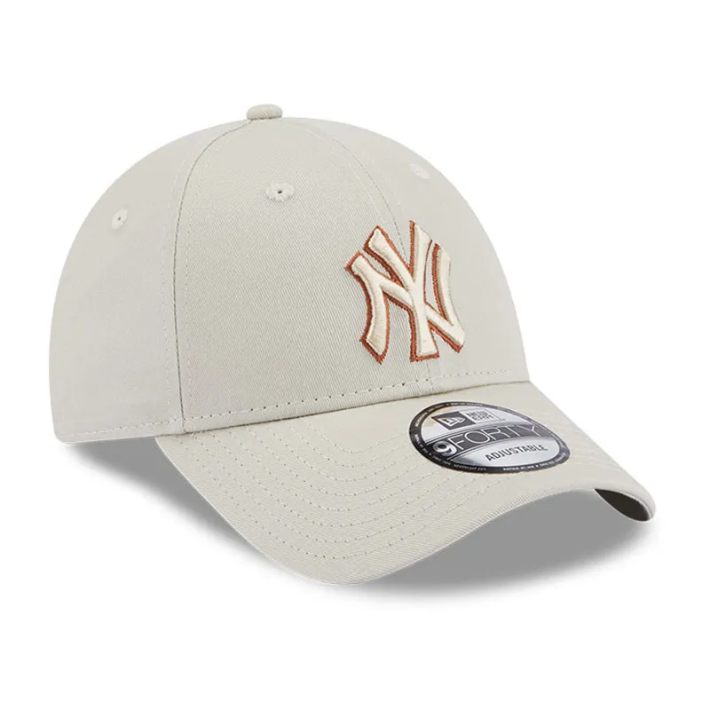 Casquette 9Forty New York Yankees Adulte - Beige clair-1