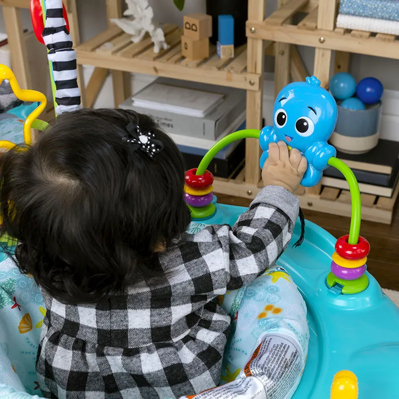 Sauteur 2en1 avec centre d'activités Ocean explorers - 6m+-17