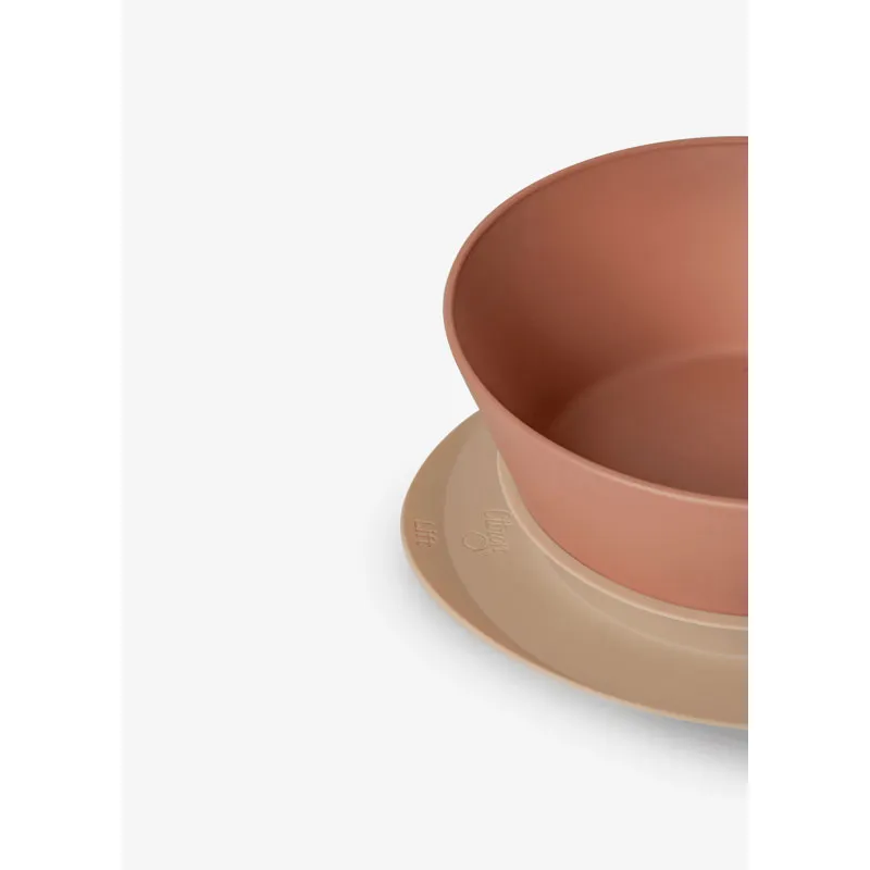 Ventouse en silicone pour bol - Beige-2