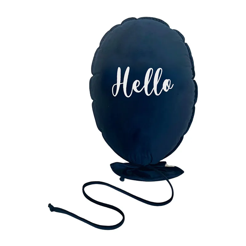 Coussin déco. delux Hello Bleu - 40x50cm-0