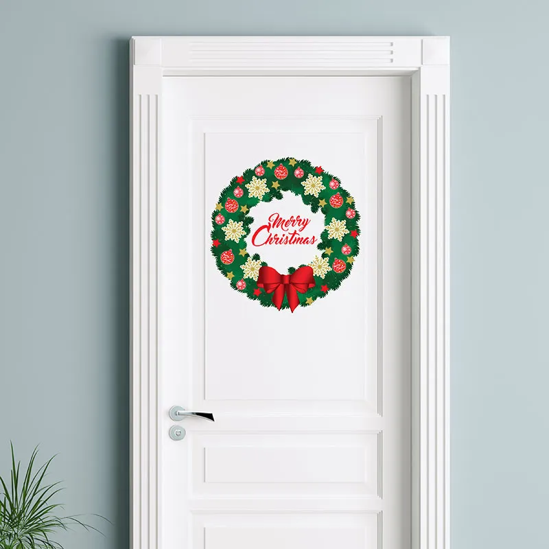 Stickers - Couronne Merry Christmas-3
