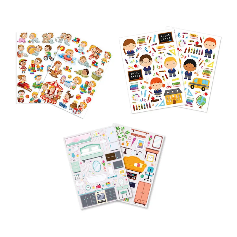 Gommettes Ecole & Apprentissage - 264pcs-1