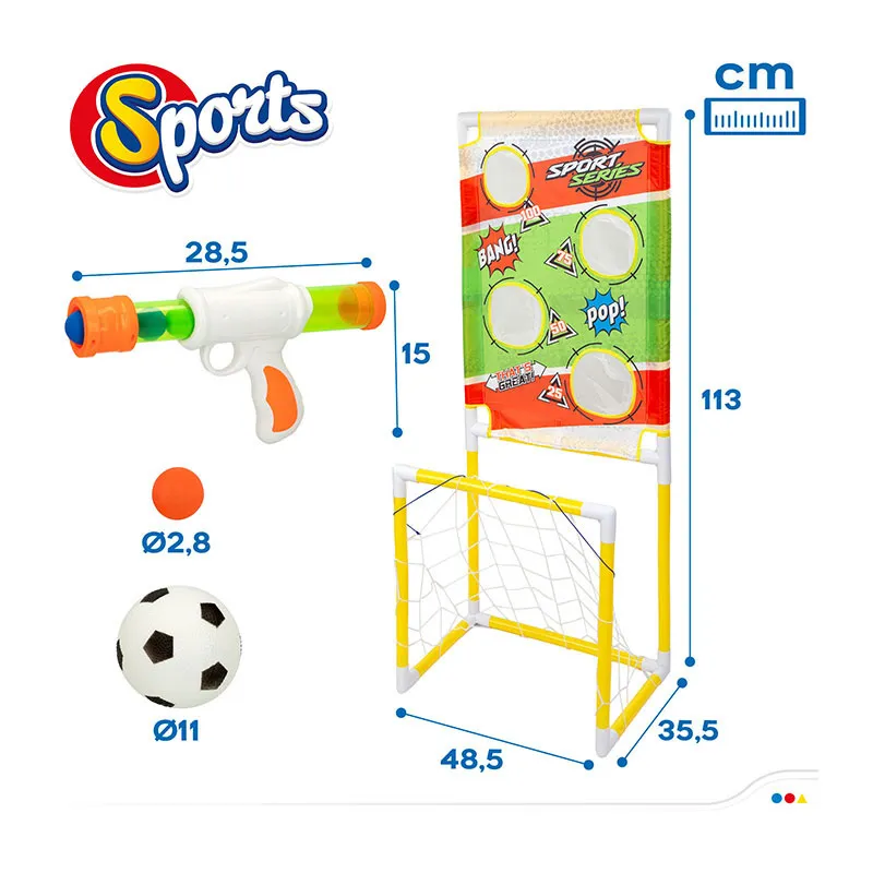 Cage de foot 2en1 9pcs- 36m+-4