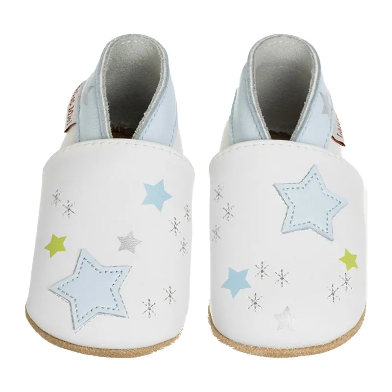 Chaussons cuir Ciel Polaire-0