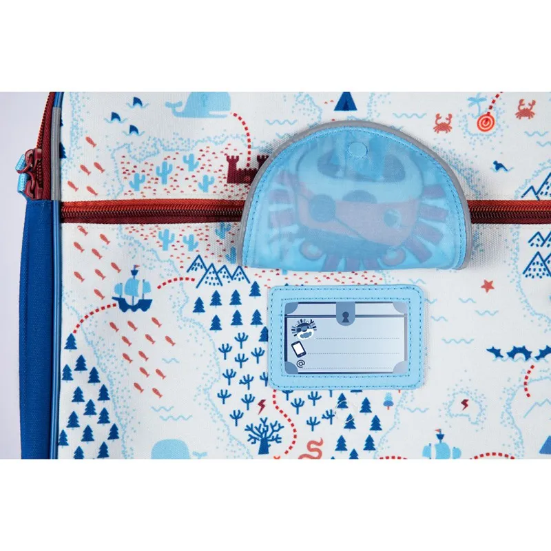Valise Jack le Pirate Bleu 45x33x16cm - 4+-1