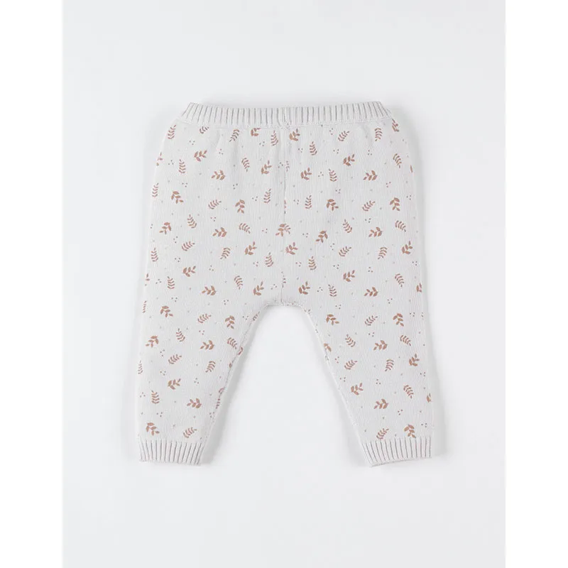 Pantalon tricot M&M - Beige-2