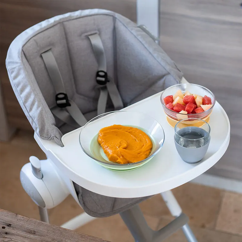 Coffret repas 3 pcs Verre Jaune Béaba - 4m+-4