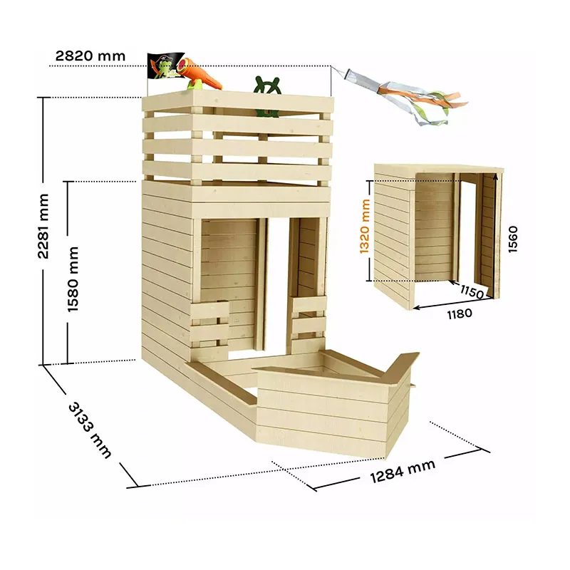 Maisonnette Pirate - 36m+-7