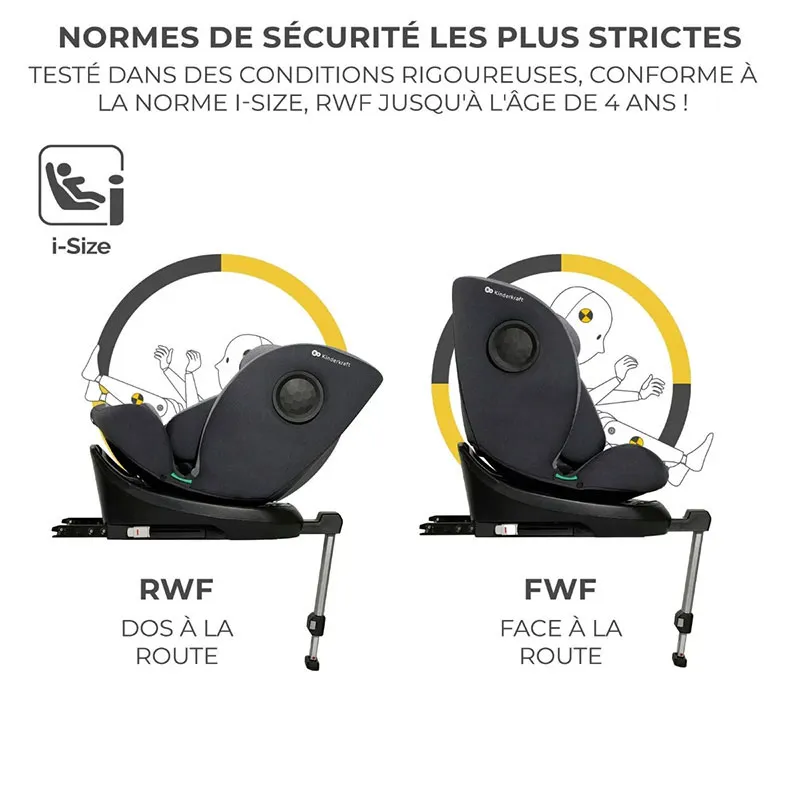 Siège-auto pivotant I-360 i-Size/Isofix 40-150 cm - Grey-19