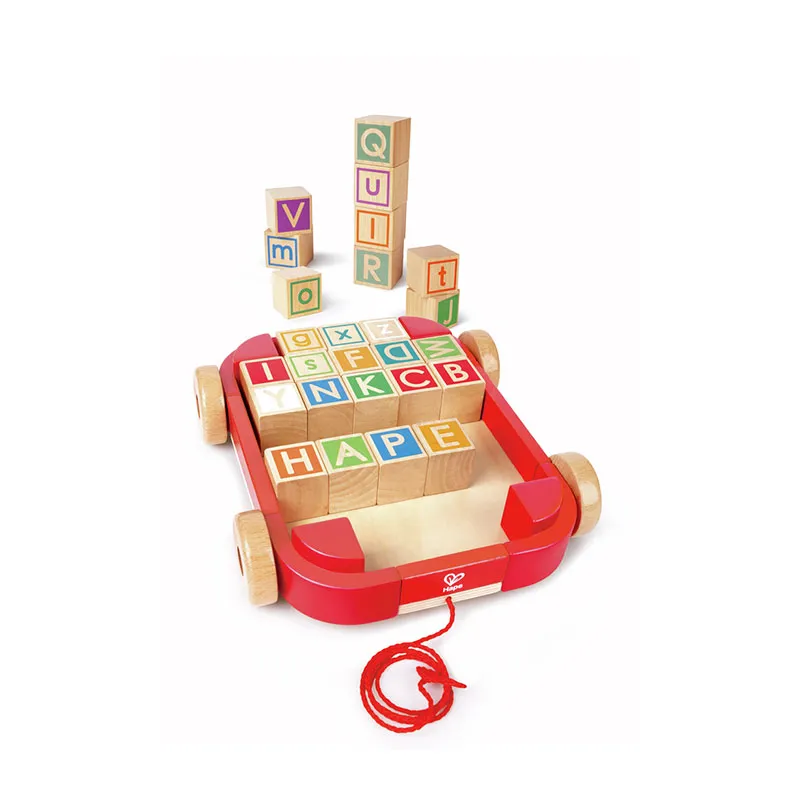 Chariot à tirer + Cubes - 24m+-5