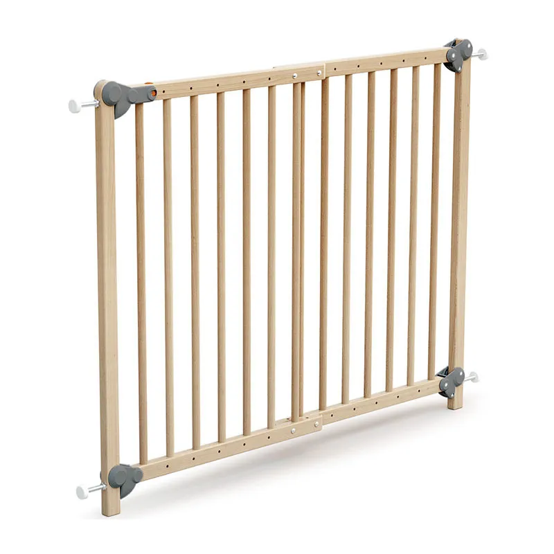 Barrière de sécurité extensible Bois - 73-110cm-0