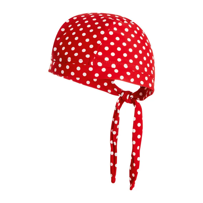 Bandana de bain Anti-UV - Pois Rouge-0