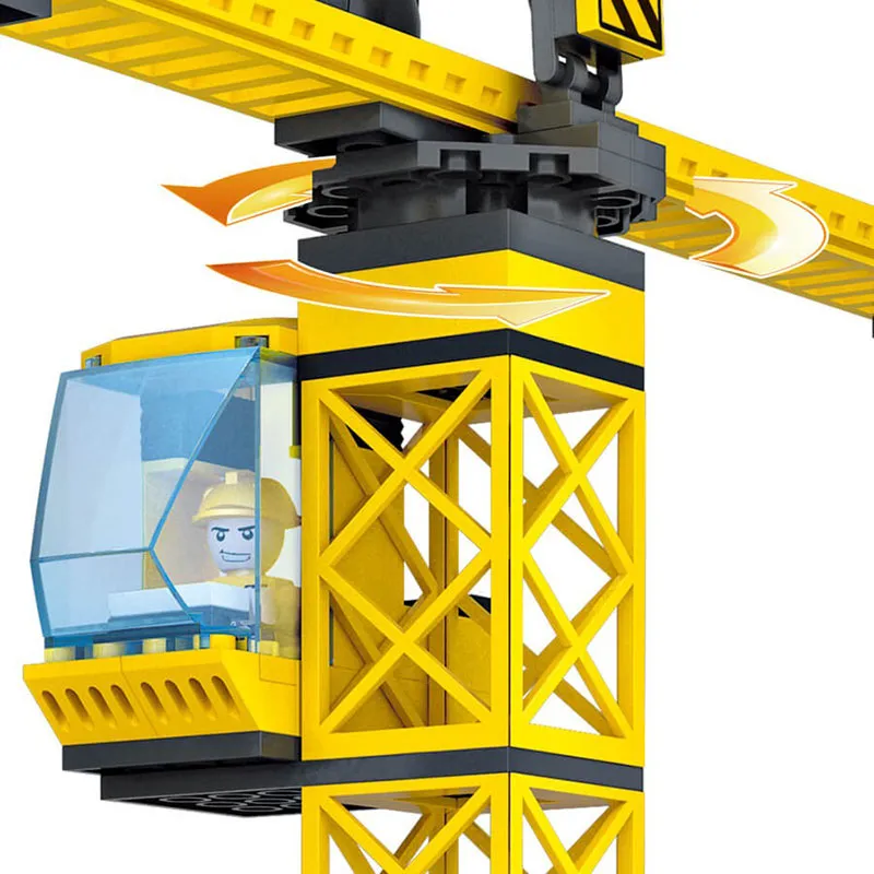 Jeu de construction Engins de chantier 804pcs - 6+-2