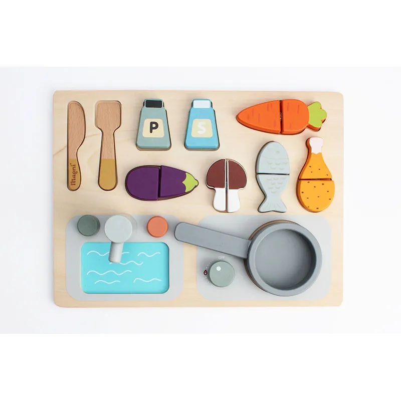 Puzzle Cuisine Bois 16pcs - 24m+-1