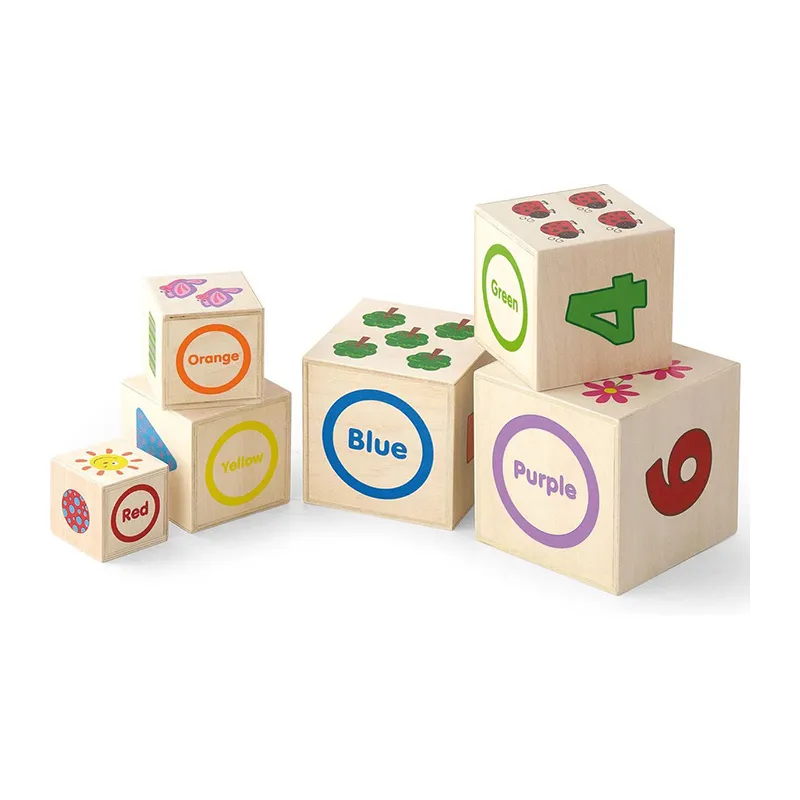 Cubes gigognes nature - 12m+-5
