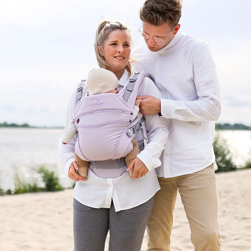 Porte bébé XT Monochrome Lavender Coton BIO - 0m+-3
