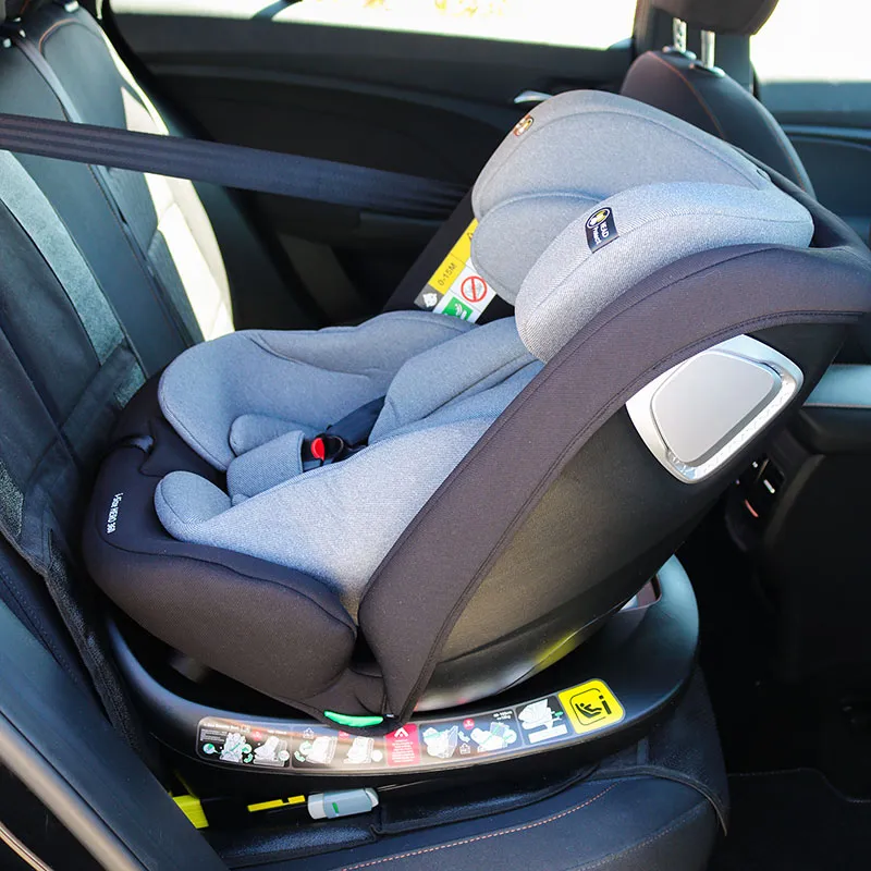 Siège-auto I-SIZE/ISOFIX Hero 360° 40-150cm - Gris/Noir -26